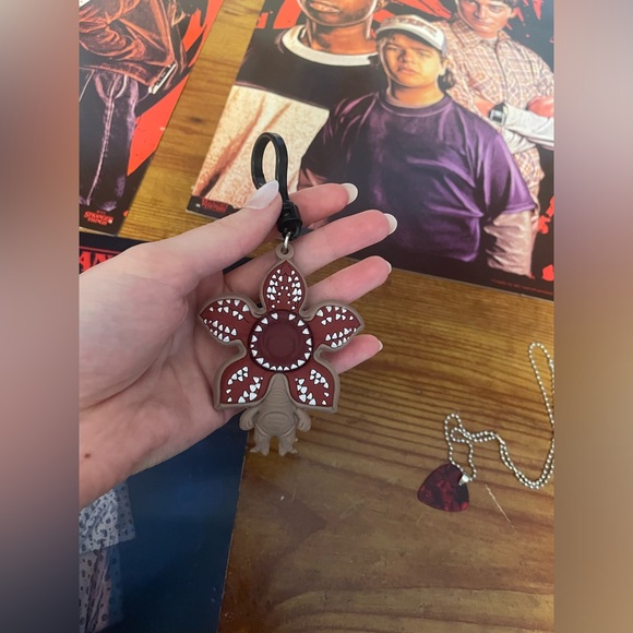 Stranger Things Posters, Demogorgon Keychain, and Eddie Munson Necklace GUC - Picture 4 of 6